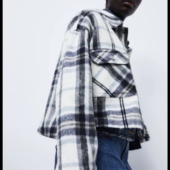 Zara | Tops | Zara Cropped Overshirt 
